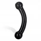 Стимулятор стеклянный BULL BLACK DILDO photo 1