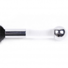 Мини анальная пробка со стальным шариком и пушистым хвостиком photo 4