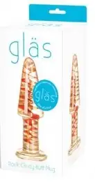 Анальная пробка стекло ROCK CANDY photo 2