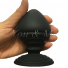 Анальная пробка. Силикон. Черная. photo 6