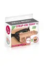 Жіночий страпон-трусики 2в1 Real Body — Tony: довжина 18 см, діам. 3,5 см, трусики та фалоімітатор photo 3