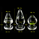 Анальная пробка 3 шт., диаметр 55 мм photo 3