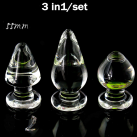 Анальная пробка 3 шт., диаметр 55 мм photo 2