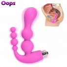 Двойной анальный вибратор photo 2