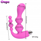 Двойной анальный вибратор photo 3