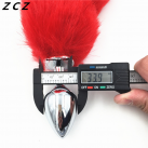 Анальная пробка красный хвост photo 4