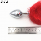 Анальная пробка красный хвост photo 5