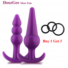 Анальные стимуляторы HoozGee 2 шт photo 2