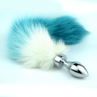 Анальная пробка с хвостом 70*28 мм photo 2