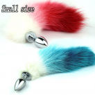 Анальная пробка с хвостом 70*28 мм photo 3