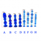 Анальные бусы из термостойкого стекла, 1 шт. photo 2