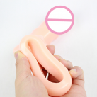 Силиконовая анальная пробка с кольцом для пениса photo 6