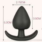 Черная анальная пробка photo 6