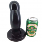 Чорний великий фалоімітатор, 8.26 дюймів photo 3