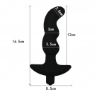 Анальный вибратор многоскоростной силиконовый photo 3