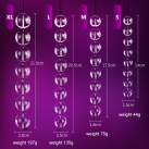 Стеклянные анальные шарики - 6 шт. photo 2