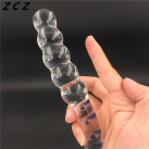 Двойной фаллоимитатор ZCZ WQ176 из стекла photo 1