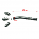 Анальный душ. Нержавеющая сталь. 3 насадки. photo 1