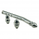 Анальный душ. Нержавеющая сталь. 3 насадки. photo 2