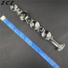 Анальный плагин с шариками ZCZ  photo 3