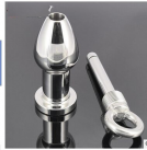 Анальная пробка с клизмой. Металл. photo 2