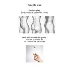 Безремінний вібрострапон з вакуумною стимуляцією Strap-On-Me MULTI ORGASM Blue L, регульований photo 9