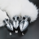 Анальная пробка. Металл. С хвостом. photo 6