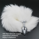 Анальная пробка. Металл. С хвостом. photo 5