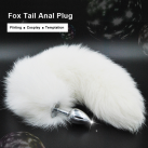 Анальная пробка. Металл. С хвостом. photo 2