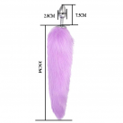 Анальная пробка металлическая с хвостом photo 6