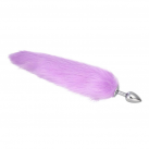 Анальная пробка металлическая с хвостом photo 5