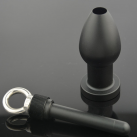 Анальный расширитель из твердого сплава с клизмой. photo 2