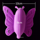 Вибратор анальный. Бабочка. Силикон. Беспроводной пульт дистанционного управления photo 1