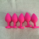 Анальные пробки розовые - 1 шт. photo 3