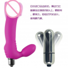 Силиконовый анальный вибратор photo 1