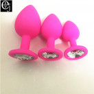 Анальная пробка. Силикон. 3 шт. photo 5