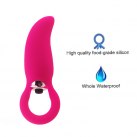 Водонепроницаемый силиконовый анальный вибратор  photo 3