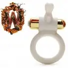 Вибронасадка эрекционная WHITE RABBIT RING photo 1