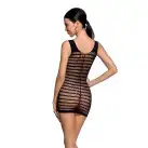 Бодістокінг-сукня з відкритими грудями Passion BS092 black photo 2