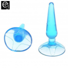 Силиконовая анальная пробка с присоской photo 3