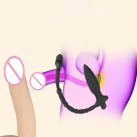 Анальная пробка с кольцом и вибрацией photo 5