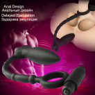 Анальная пробка с кольцом и вибрацией photo 2