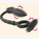 Анальная пробка с кольцом и вибрацией photo 1