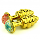 Анальная пробка металлическая 72*30 мм  photo 4