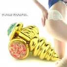 Анальная пробка металлическая 72*30 мм  photo 1