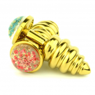 Анальная пробка металлическая 72*30 мм  photo 2