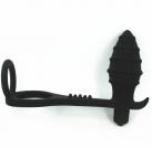 Анальный вибратор с кольцом для члена. 10 режимов стимуляции photo 3