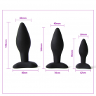 Анальные пробки 3-х размеров photo 2