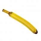 Анальная пробка. Стекло. Прозрачная желтая. photo 3