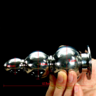 Анальная пробка. Нержавеющая сталь. 12,3х5,1 см. photo 4